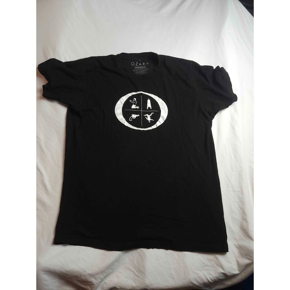 Ozark T Shirt Mens Large Black Ripple Junction Graphic Netflix Promo TV Show Tee